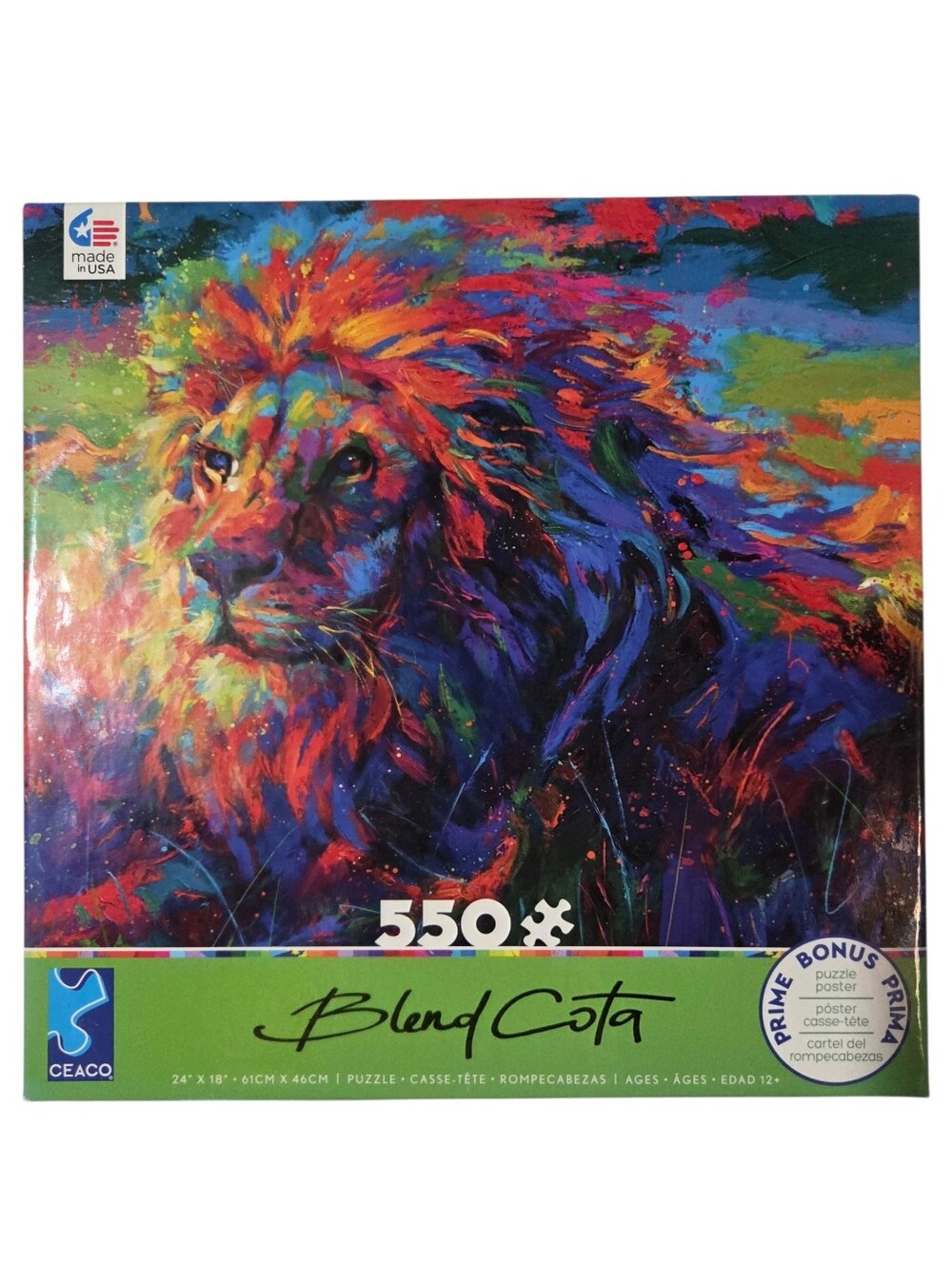 Ceaco - King Of The Jungle - 550 Piece Jigsaw Puzzle